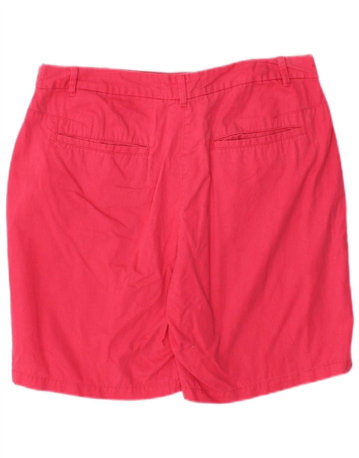 Pantaloni scurti chino pentru femei Marks & Spencer UK 12 Medium W30 Pink Bumbac