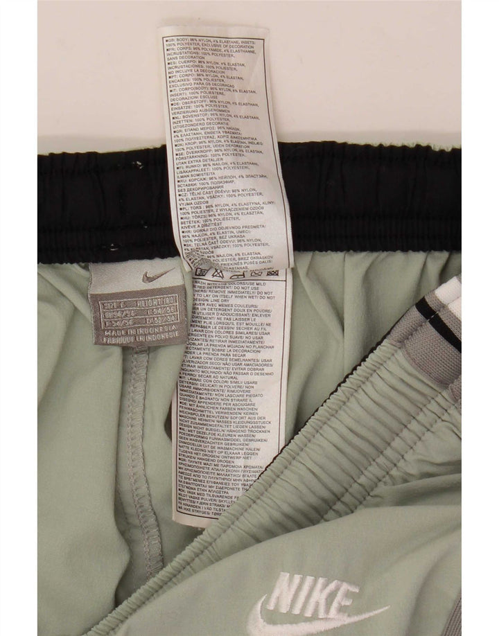 Pantaloni de trening Nike pentru bărbați, nailon cu dungi verzi mari