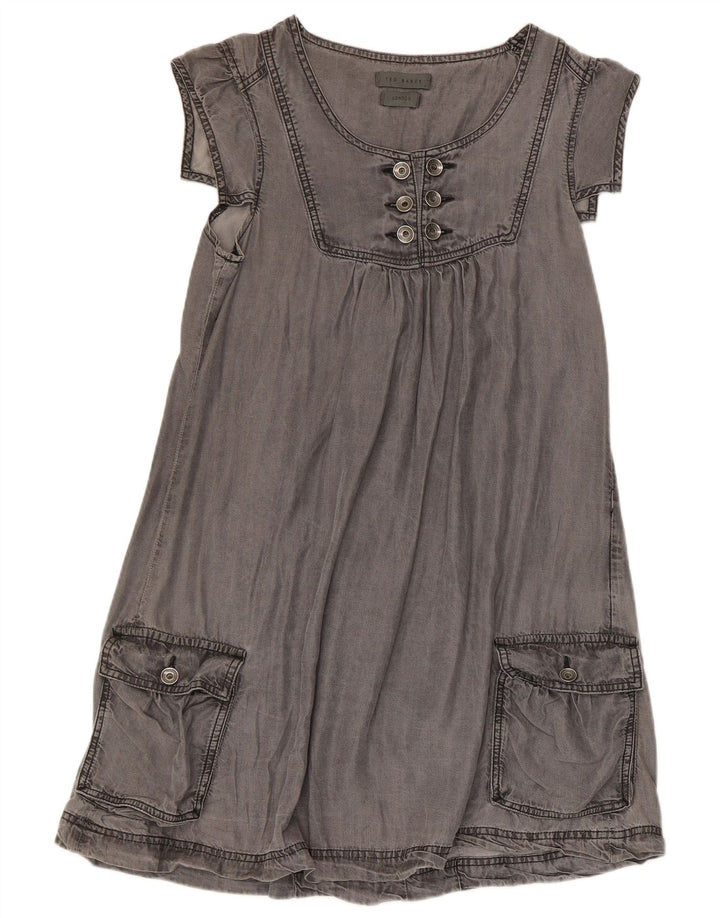 Rochie Ted Baker pentru femei, mărime 2, lyocell gri mic