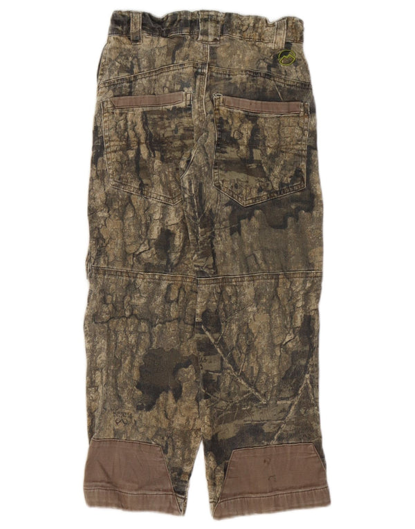 Pantaloni cargo drepti pentru băieți Magellan 6-7 ani XS W22 L21 kaki camuflaj