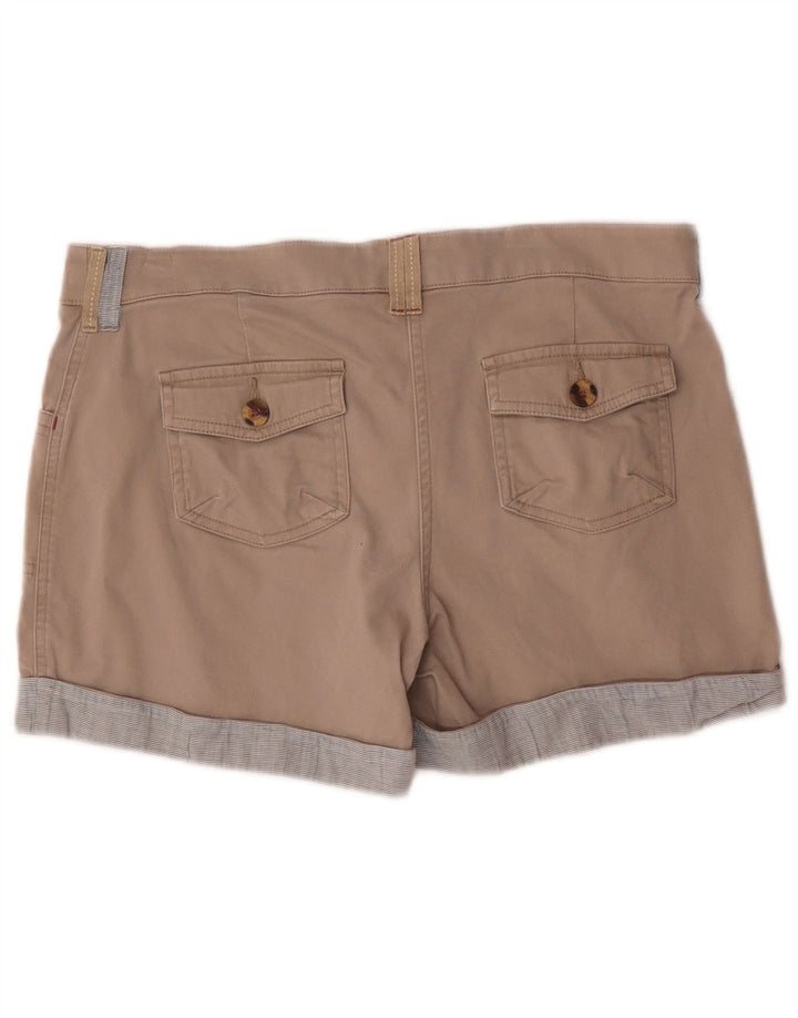 White Stuff Pantaloni scurți pentru femei UK 12 Medium W34 Beige Bumbac