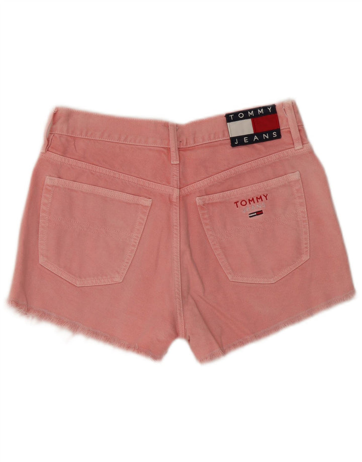 Pantaloni scurți din denim pentru femei Tommy Hilfiger W28 Medium Pink