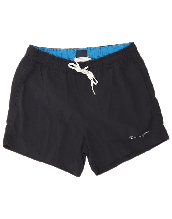 Pantaloni scurți de înot Champion pentru bărbați, poliamidă neagră medie