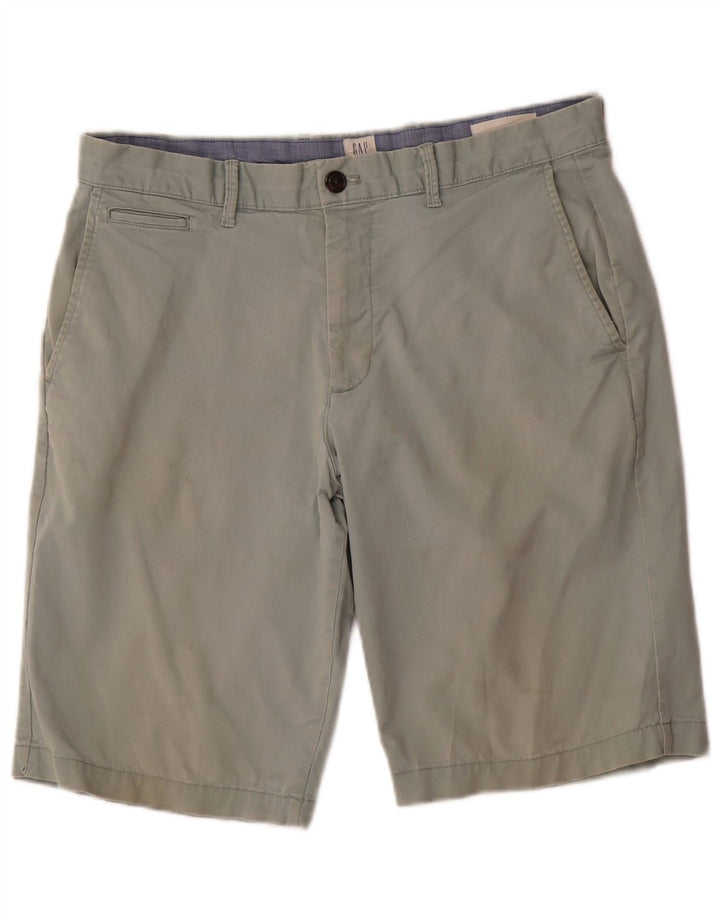 Pantaloni scurți chino pentru bărbați Gap W32, bumbac verde mediu