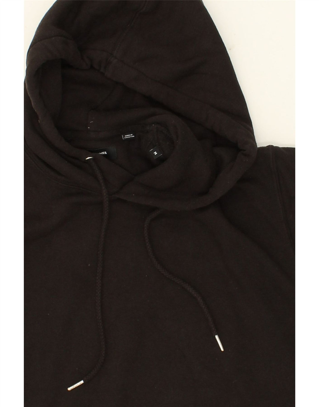 JACK & JONES Mens Hoodie Jumper Medium Black Cotton Vintage Jack & Jones and Second-Hand Jack & Jones from Messina Hembry 