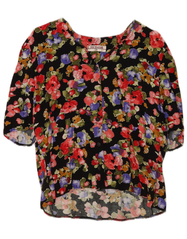 Bluză cămașă pentru femei Richards cu mâneci 3/4 UK 14, mare, multicoloră, florală