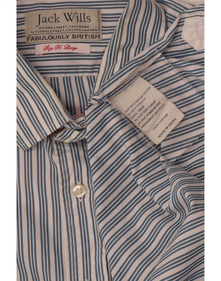 Cămașă formală pentru bărbați Jack Wills XL, bumbac cu dungi albastre