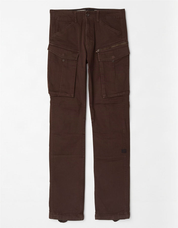 Pantaloni cargo drepti pentru bărbați G-Star W33 L36 bumbac maro