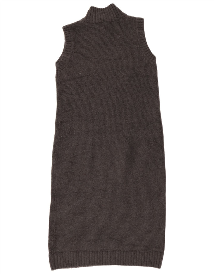 Rochie cu pulover fără mâneci pentru femei Zara UK 14, gri mediu