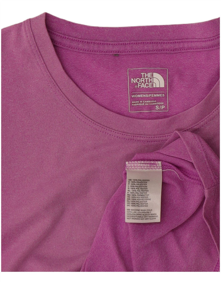 The North Face Womens T-Shirt Top UK 10 Small Purple Polyester