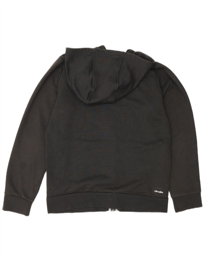 Adidas Climalite Graphic Zip Hoodie Pulover Medium Negru Poliester