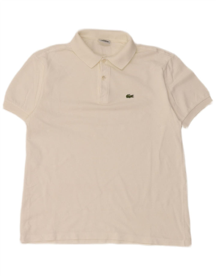 Tricou Polo Băieți LACOSTE 15-16 Ani Bumbac Alb
