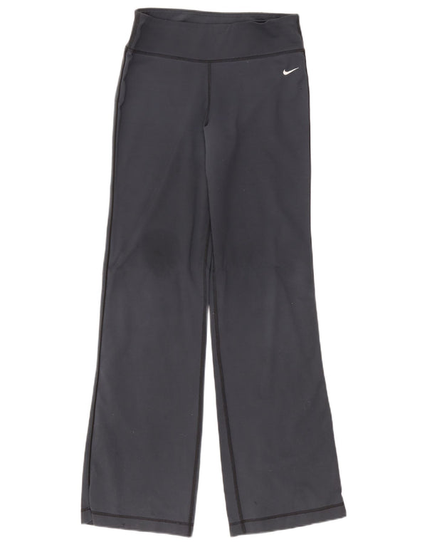 Pantaloni de trening Nike Dri Fit pentru femei UK 10 Small Gri