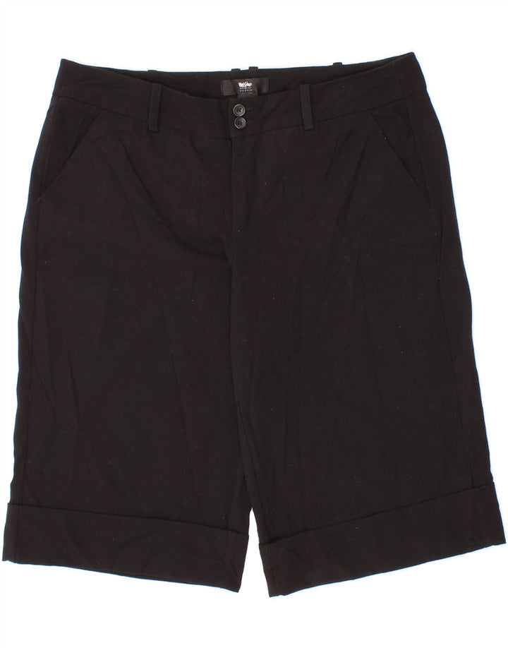MOSSIMO Womens Stretch Chino Shorts US 12 Large W34  Black Polyester Vintage Mossimo and Second-Hand Mossimo from Messina Hembry 
