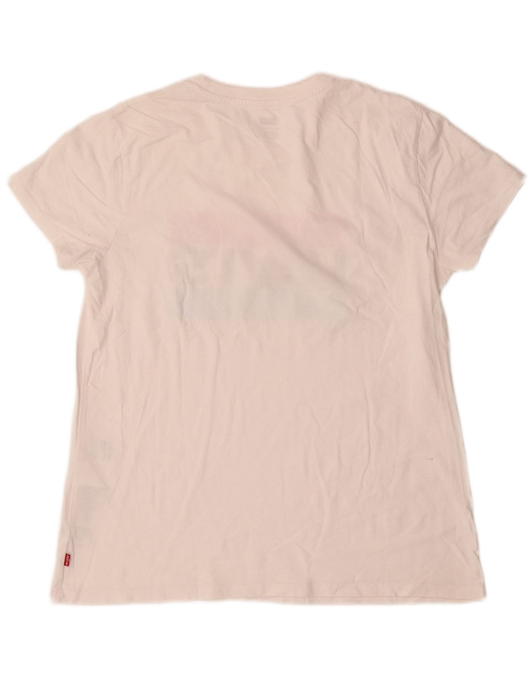 Tricou cu grafic Levi's pentru femei Top UK 16, mare din bumbac alb