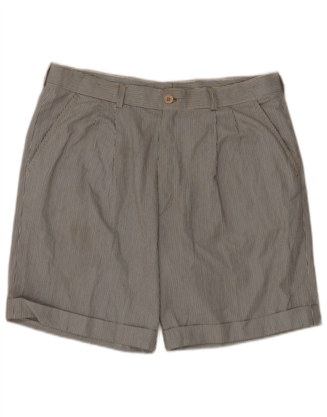 Pantaloni scurți chino VINTAGE pentru bărbați IT 52 XL W34, multicolore, cu dungi