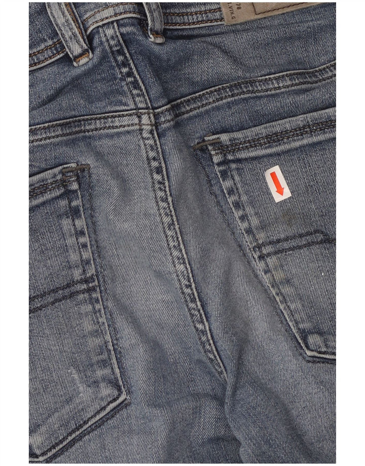 DIESEL Blugi slim pentru femei Distressed W29 L29 Bumbac albastru