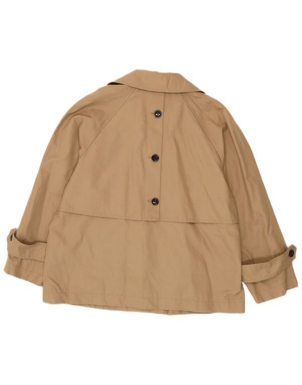 Trench supradimensionat pentru femei Massimo Dutti UK 14 Bumbac mediu bej