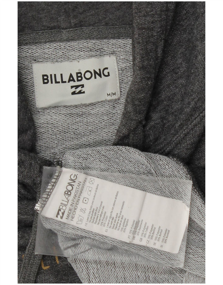 Pulover Billabong pentru bărbați cu grafică, poliester cu pături, gri mediu