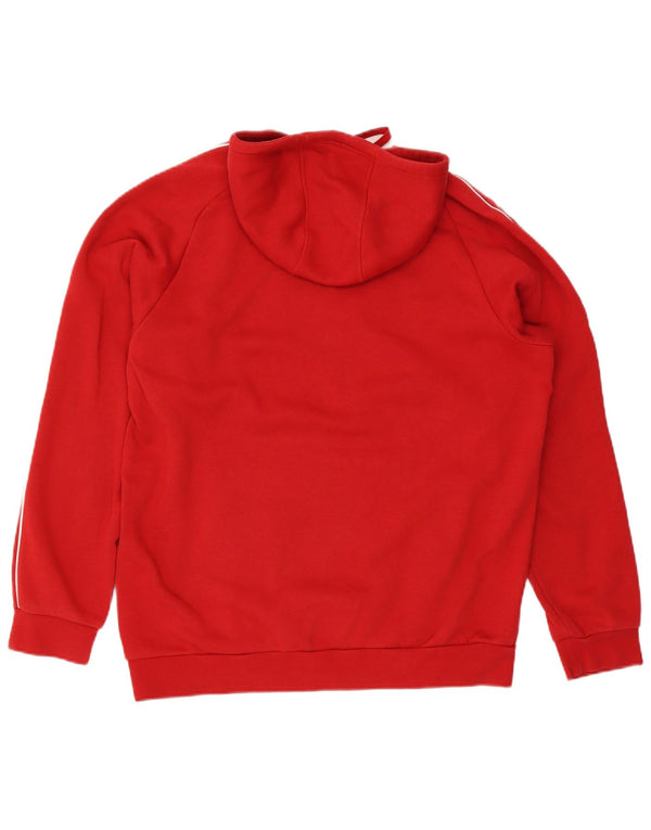 Pulover Adidas pentru bărbați, XL, roșu din bumbac Sport