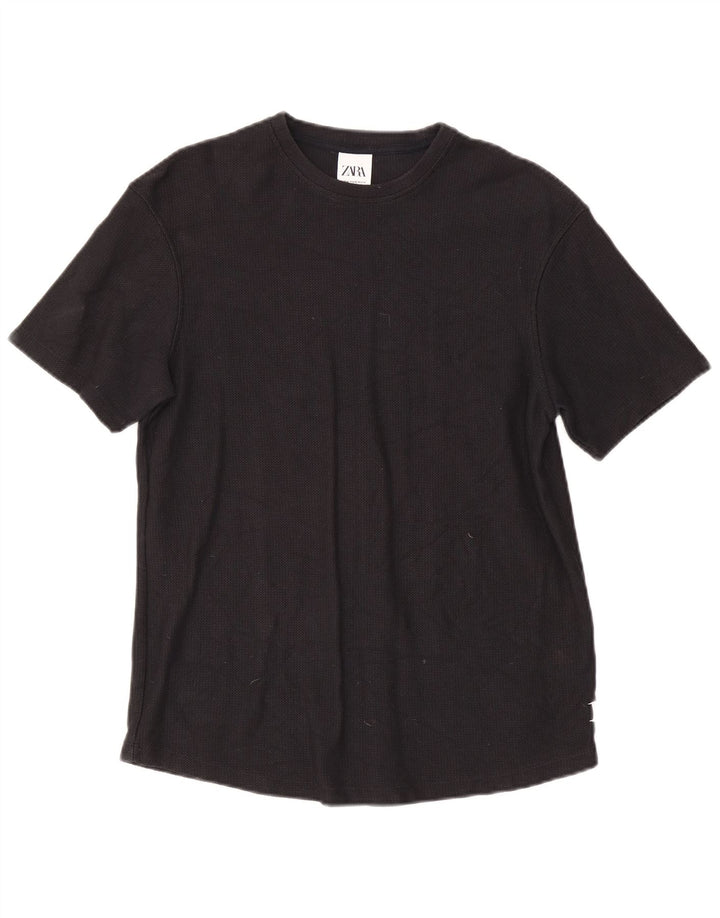 Tricou pentru bărbați Zara Top Mediu Negru