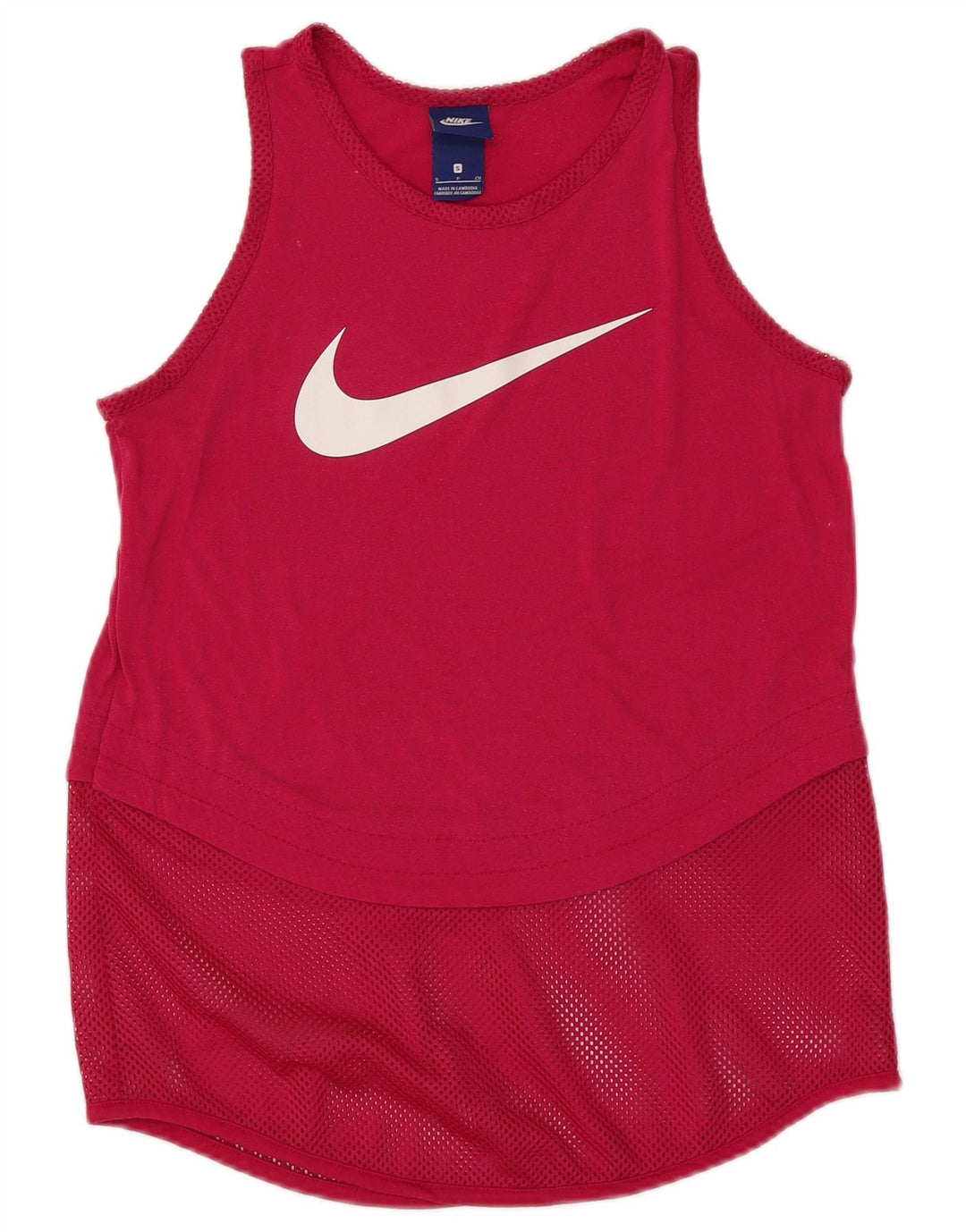 Top cu vestă grafică Nike pentru femei UK 10 Small Pink
