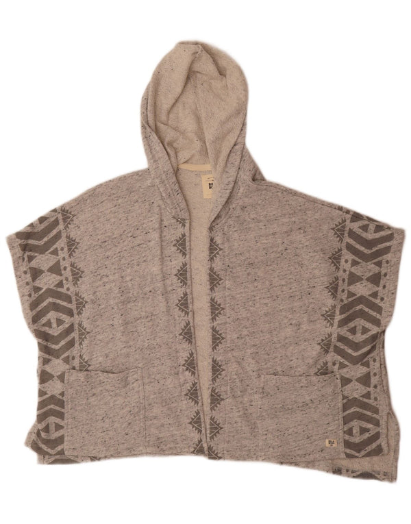 Pulover cardigan cu glugă pentru femei Billabong UK 14 Medium Gri Geometric