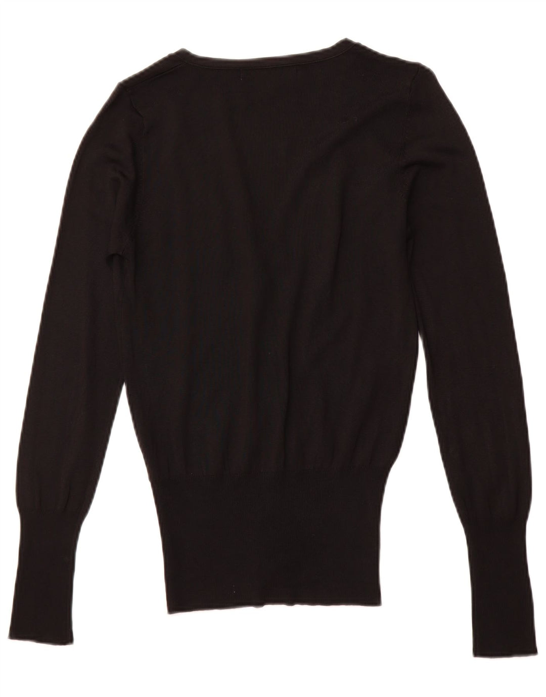 Pulover cardigan ZARA pentru femei UK 10 Small Black Viscose