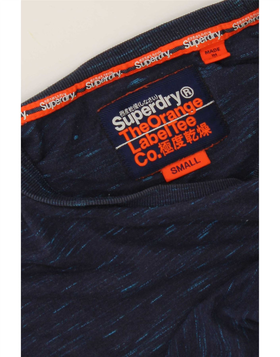 Tricou Superdry pentru bărbați Top mic albastru bleumarin pete