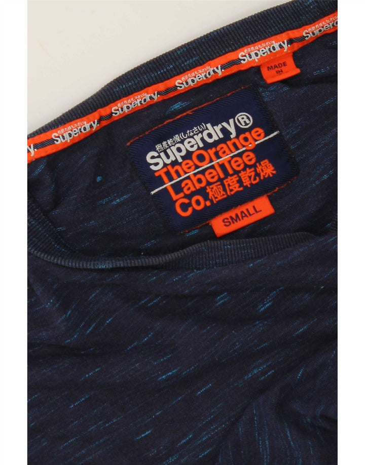 Tricou Superdry pentru bărbați Top mic albastru bleumarin pete