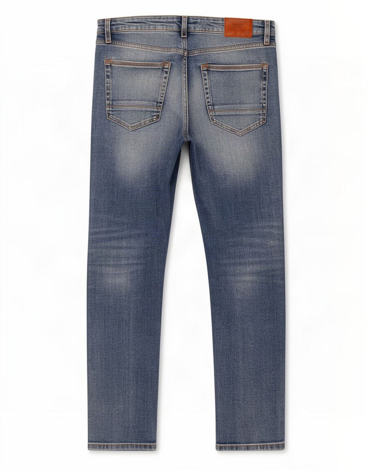 Blugi slim pentru bărbați Marks & Spencer W32 L31 Bumbac albastru