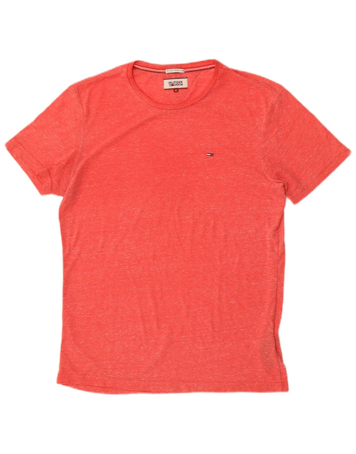 Tricou Tommy Hilfiger pentru bărbați Top Medium Red Flecked Polyester