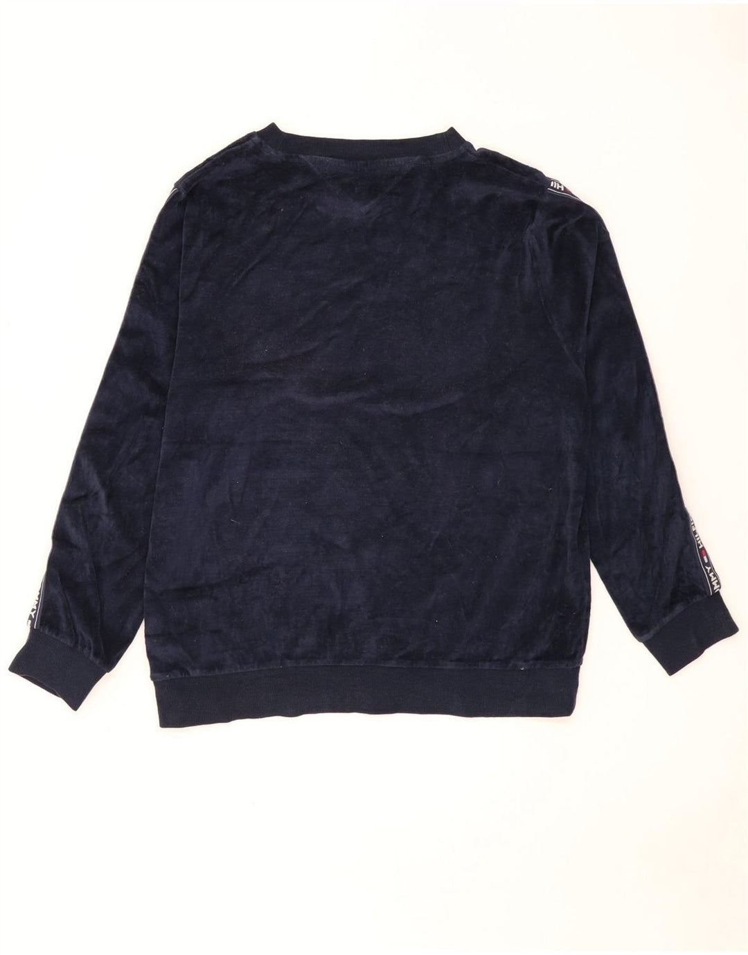 Hanorac grafic pentru bărbați Tommy Hilfiger Pulover mediu albastru bleumarin, bloc de culoare