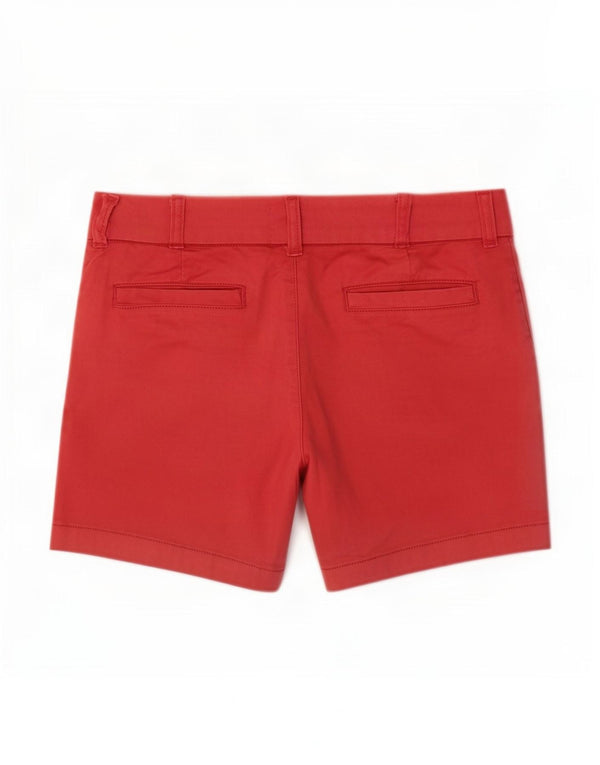 Pantaloni scurti chino pentru femei J. Crew US 8 Medium W32 Bumbac roșu