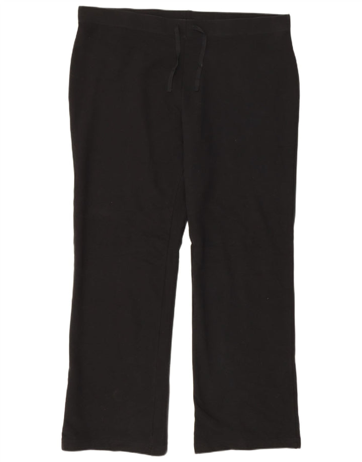 MARKS & SPENCER Pantaloni de trening pentru femei UK 22 3XL Bumbac negru