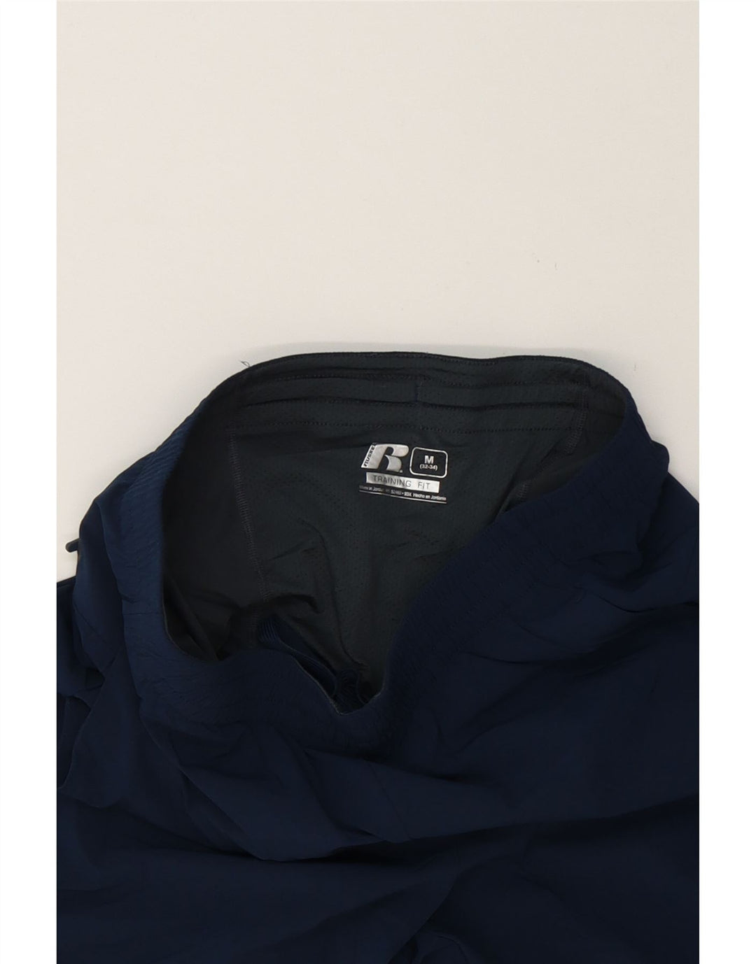 RUSSELL ATHLETIC Mens Sport Shorts Medium Navy Blue Polyester Vintage Russell Athletic and Second-Hand Russell Athletic from Messina Hembry 