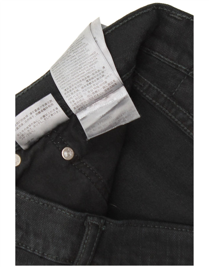 Blugi drepti pentru bărbați Levi's W34 L32 bumbac negru