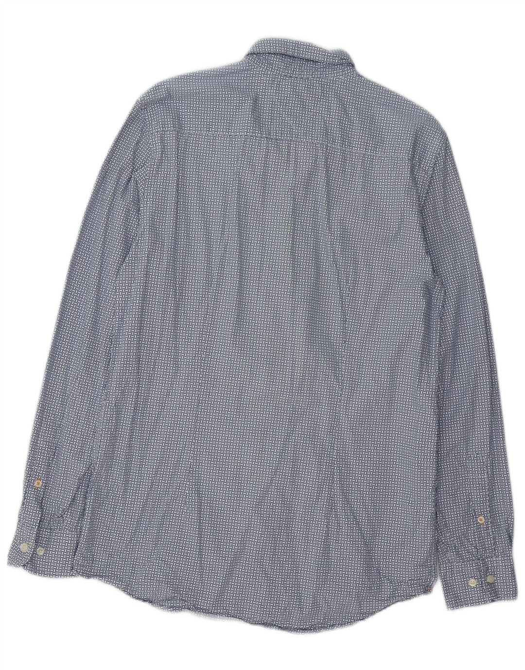 Cămașă pentru bărbați TOMMY HILFIGER Slim Fit, mare, albastru, geometric din bumbac