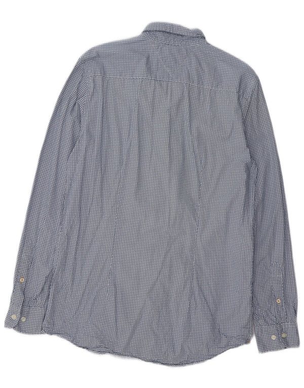 Cămașă pentru bărbați TOMMY HILFIGER Slim Fit, mare, albastru, geometric din bumbac