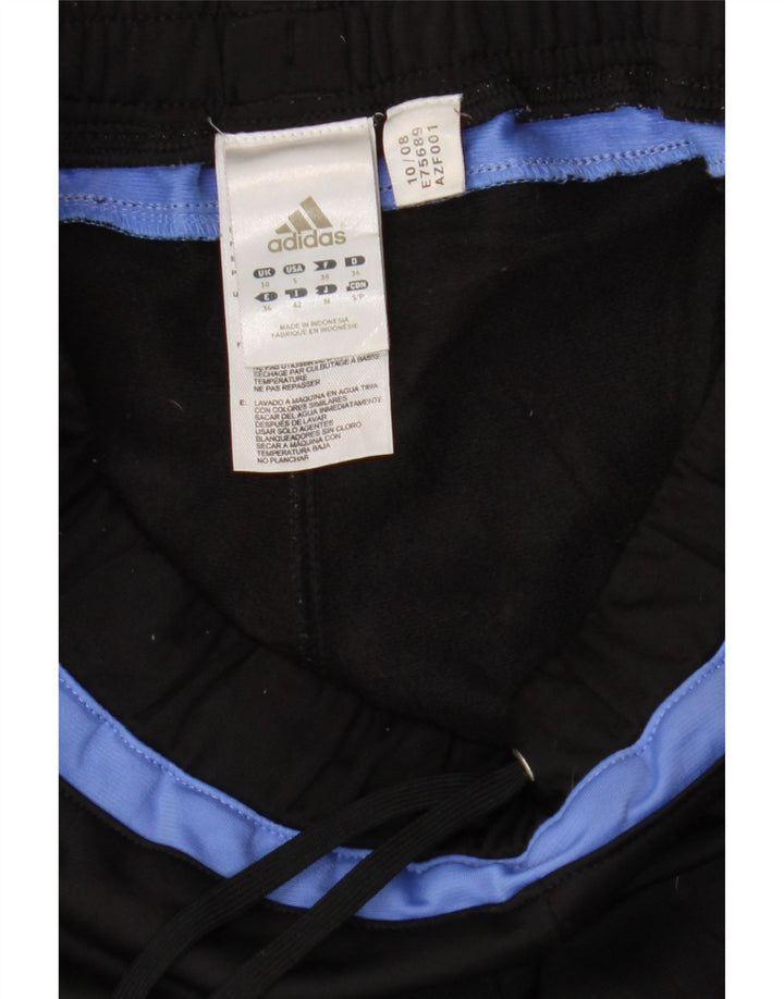 Pantaloni scurti sport ADIDAS pentru femei UK 10 Poliester negru mic