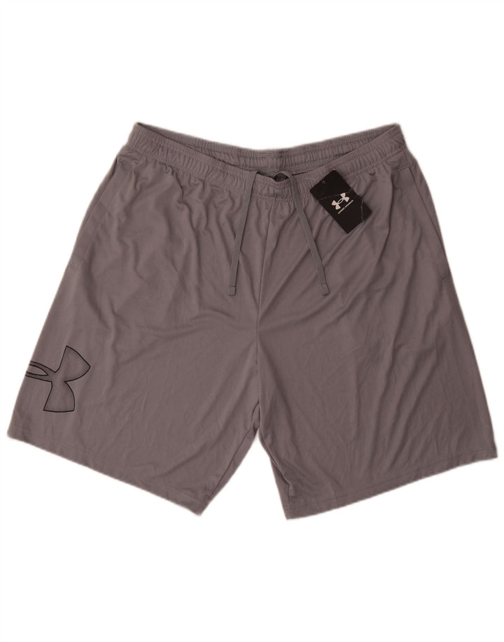 Pantaloni scurți sport grafic Under Armour XL poliester gri