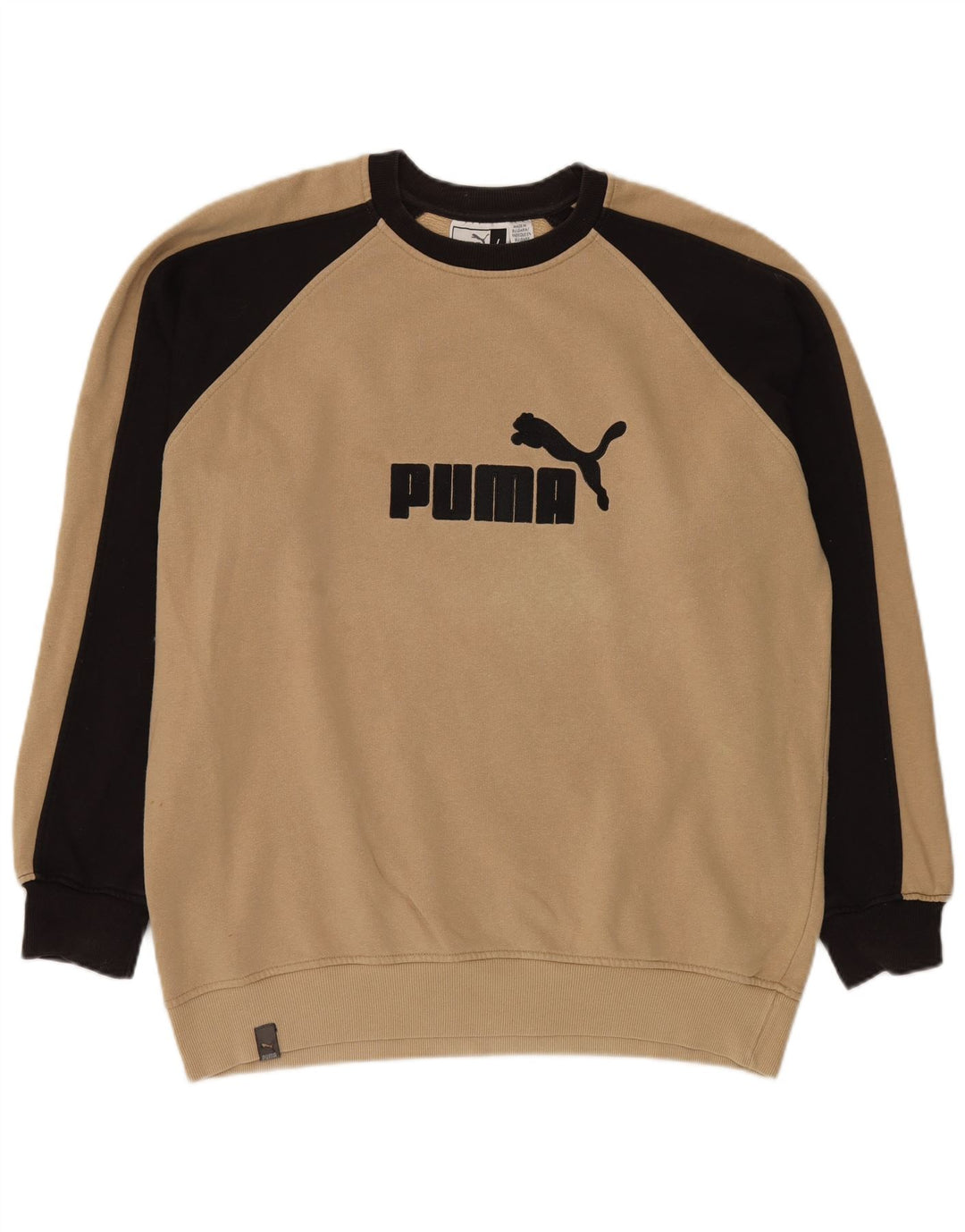 Pulover grafic pentru bărbați PUMA Pulover mare, bej, bloc de culoare