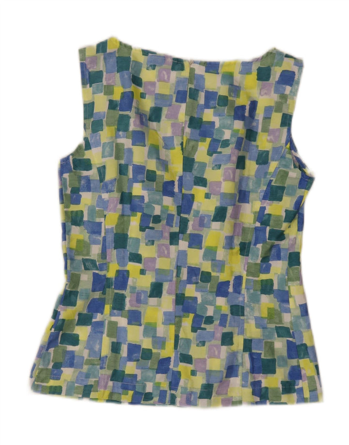 Bluză fără mâneci pentru femei Marella UK 10 Mic Multicolor Geometric
