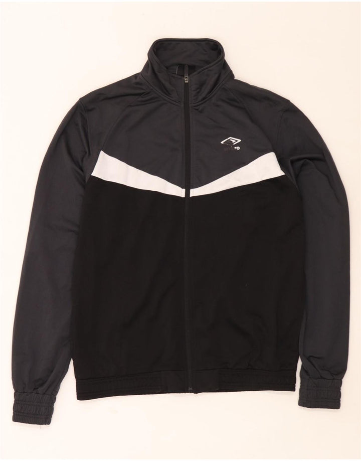 Jachetă de trening pentru bărbați Umbro, XL, poliester color bloc negru