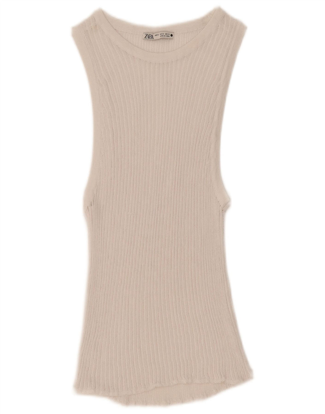 Vestă pentru femei Zara UK 14 Medium White