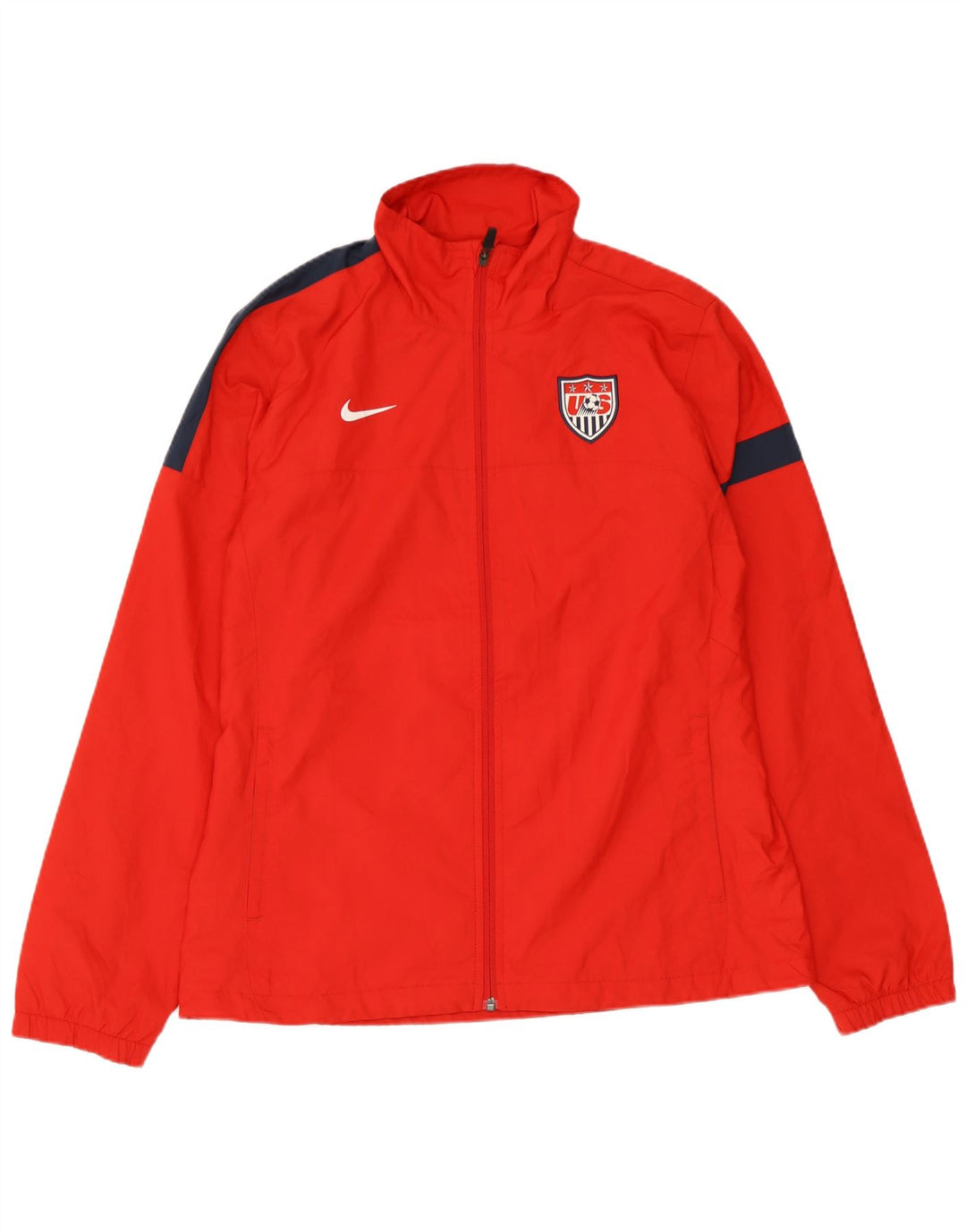 Jachetă de top pentru trening Nike pentru bărbați, mare, roșu, din poliester