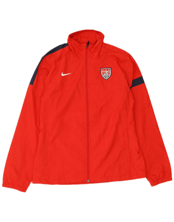 Jachetă de top pentru trening Nike pentru bărbați, mare, roșu, din poliester