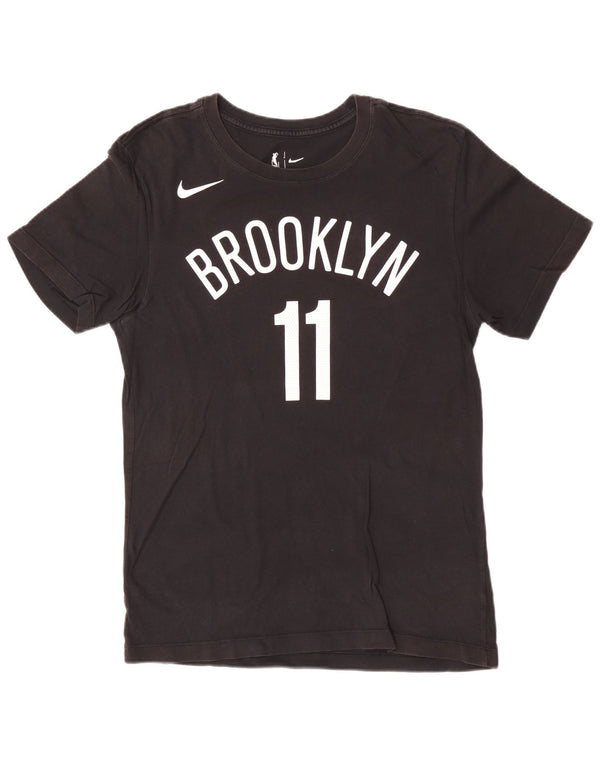 Tricou cu grafică Brooklyn pentru bărbați Nike Top mic, negru, bumbac
