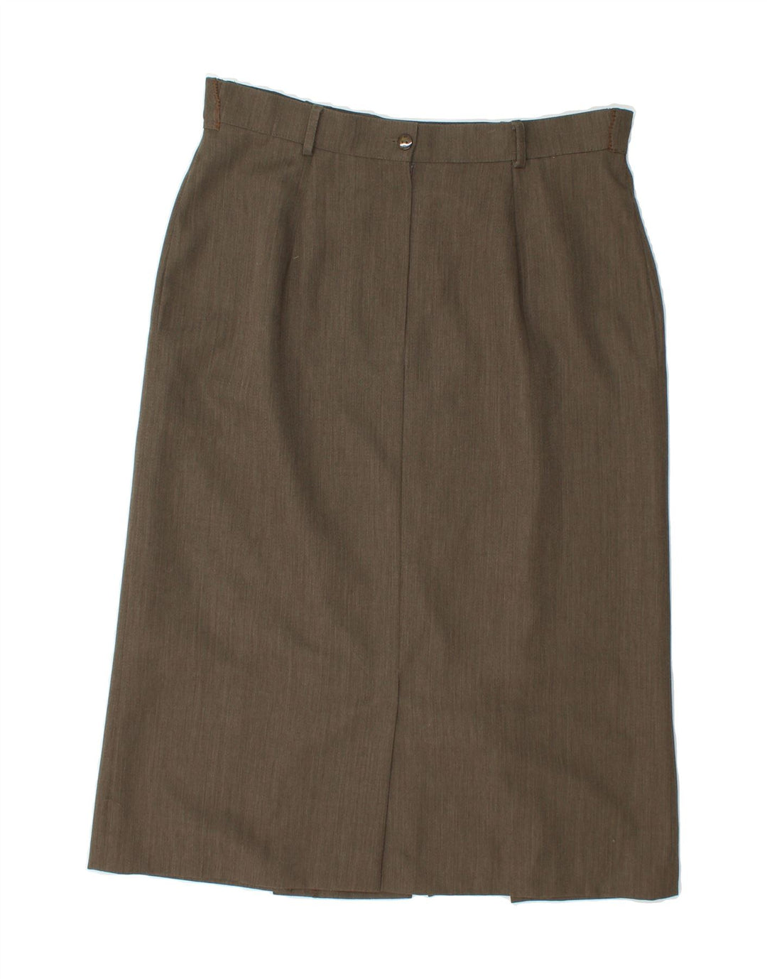 LORETTA BLOOM Womens Straight Skirt US 14 XL W36  Green Polyester Vintage Loretta Bloom and Second-Hand Loretta Bloom from Messina Hembry 