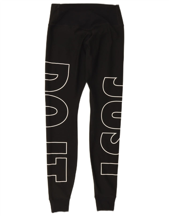 Leggings Nike Dri Fit Graphic pentru femei UK 6 XS Poliester negru